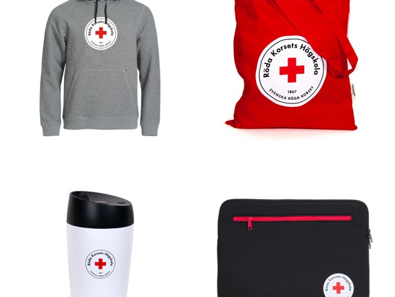 Profilprodukter från Röda Korsets Högskola