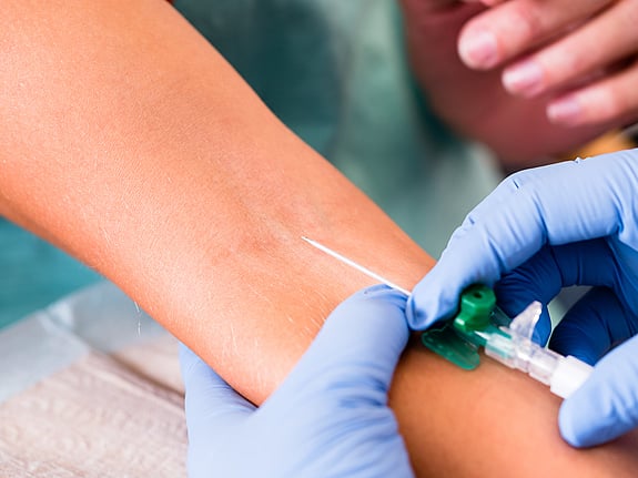 Närbild av blodprov. Foto: Mostphotos