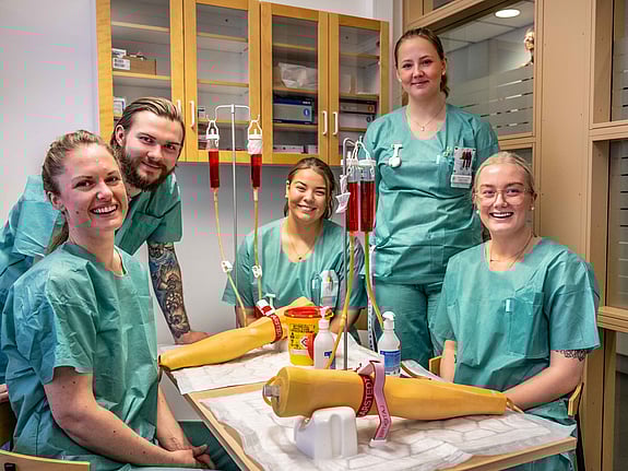 Glada studenter. Foto: Jenny Frejing.