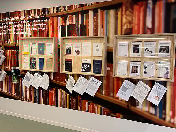 Publikationer från forskare vid Röda Korsets Högskola. Foto:RKH