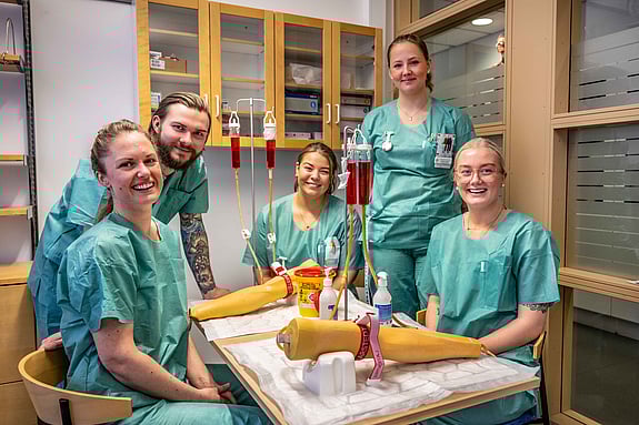 Students at the Swedish Red Cross University. Photo: Jenny Frejing